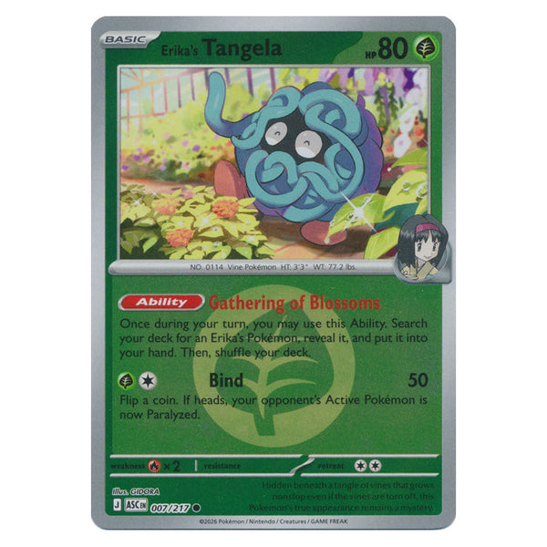 Erika's Tangela : ASCENDED HEROES (Energy Reverse holo) - 007/217