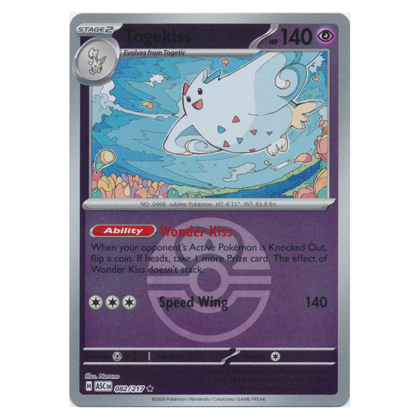 Togekiss : ASCENDED HEROES (Ball Reverse holo) - 082/217