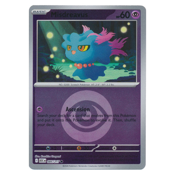 Misdreavus : ASCENDED HEROES (Energy Reverse holo) - 085/217