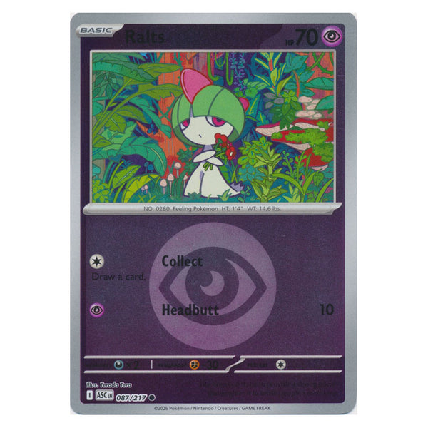Ralts : ASCENDED HEROES (Energy Reverse holo) - 087/217