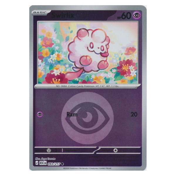 Swirlix : ASCENDED HEROES (Energy Reverse holo) - 093/217