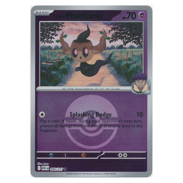 Hop's Phantump : ASCENDED HEROES (Ball Reverse holo) - 095/217