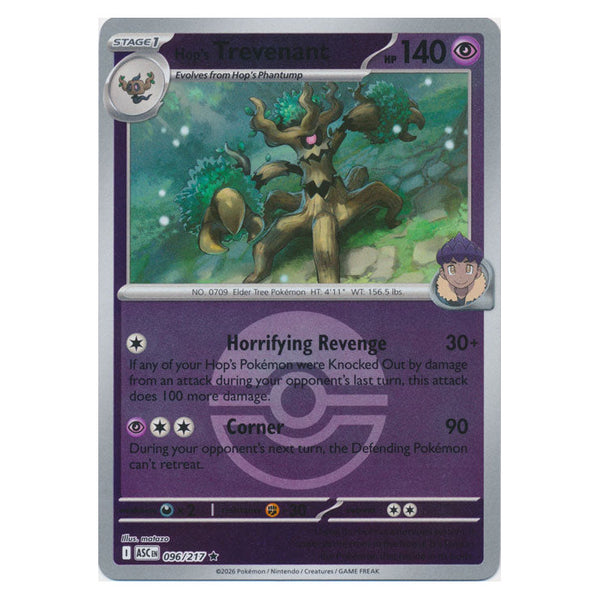 Hop's Trevenant : ASCENDED HEROES (Ball Reverse holo) - 096/217