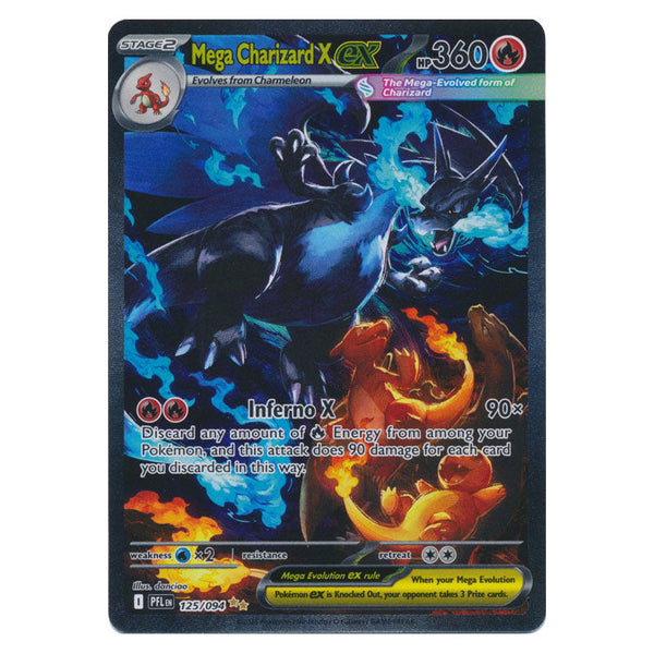 Mega Charizard X ex : PHANTASMAL FLAMES - 125/094