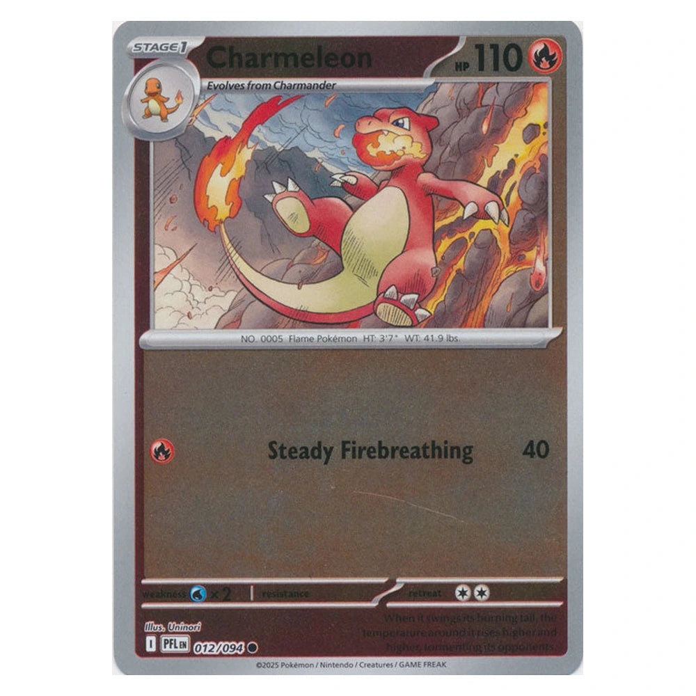 Charmeleon : PHANTASMAL FLAMES (Reverse holo) - 012/094