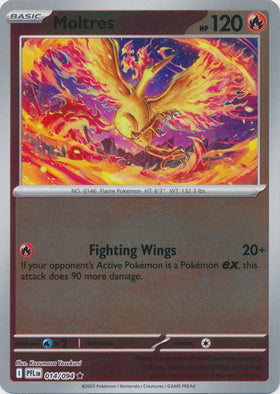 Moltres : PHANTASMAL FLAMES (Reverse holo) - 014/094