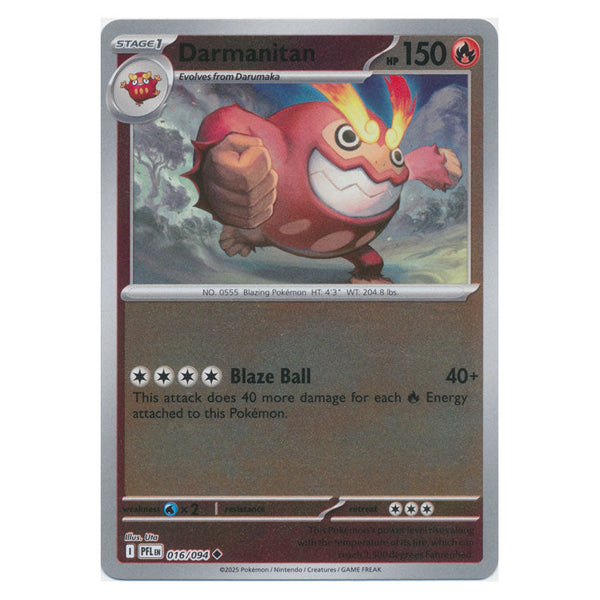 Darmanitan : PHANTASMAL FLAMES (Reverse holo) - 016/094
