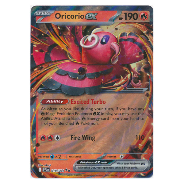 Oricorio ex : PHANTASMAL FLAMES - 018/094