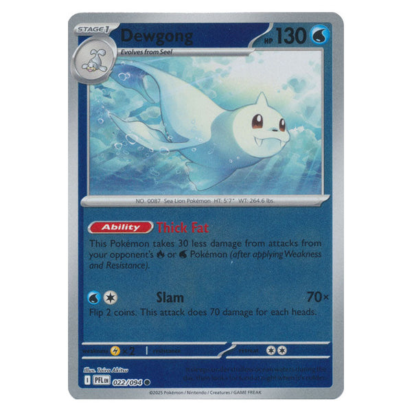 Dewgong : PHANTASMAL FLAMES (Reverse holo) - 022/094