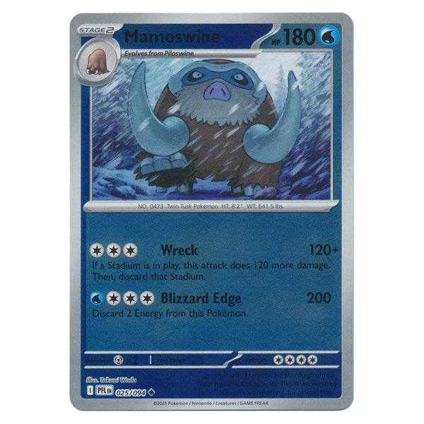 Mamoswine : PHANTASMAL FLAMES (Reverse holo) - 025/094