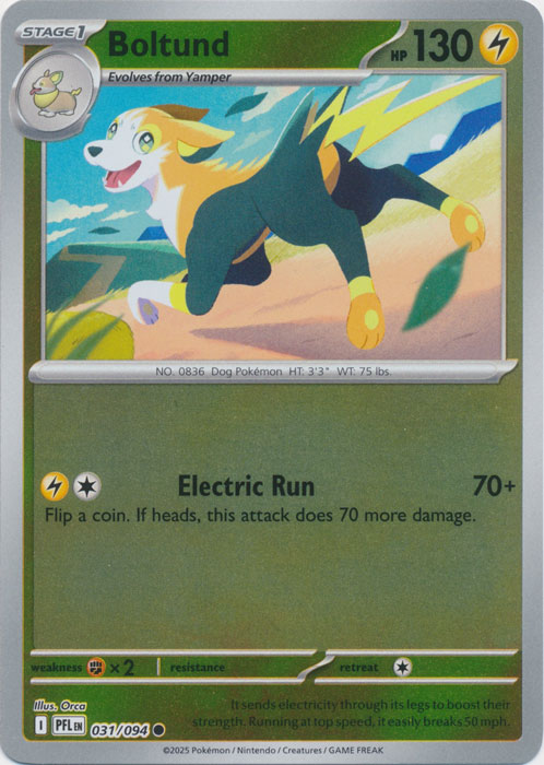 Boltund : PHANTASMAL FLAMES (Reverse holo) - 031/094 - Lockett Labs UK