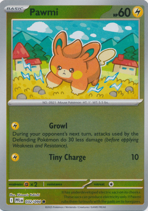 Pawmi : PHANTASMAL FLAMES (Reverse holo) - 032/094 - Lockett Labs UK