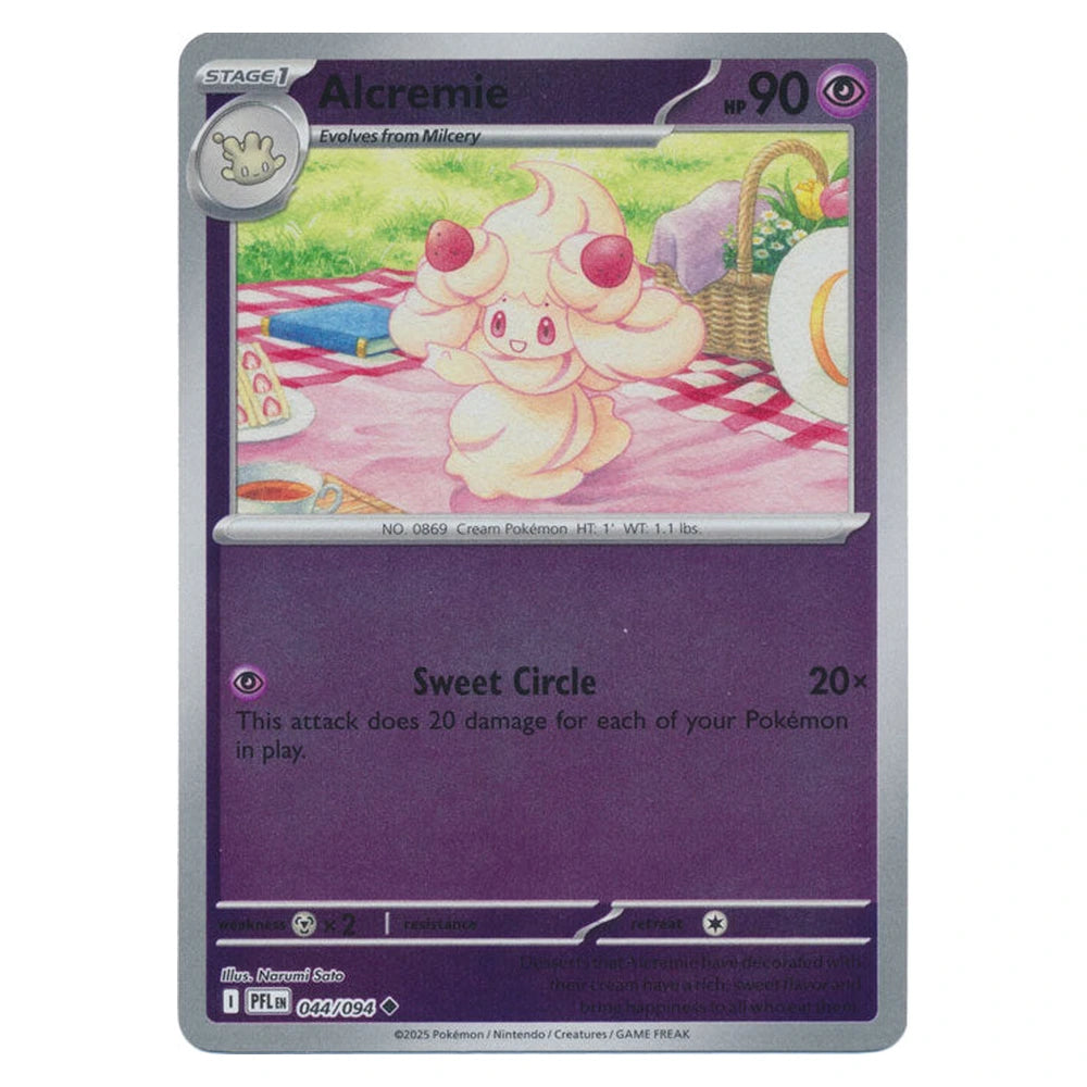 Alcremie : PHANTASMAL FLAMES (Reverse holo) - 044/094