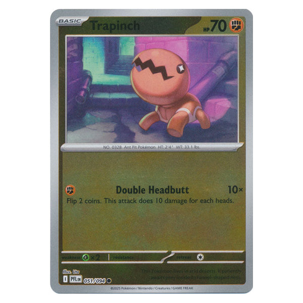 Trapinch : PHANTASMAL FLAMES (Reverse holo) - 051/094