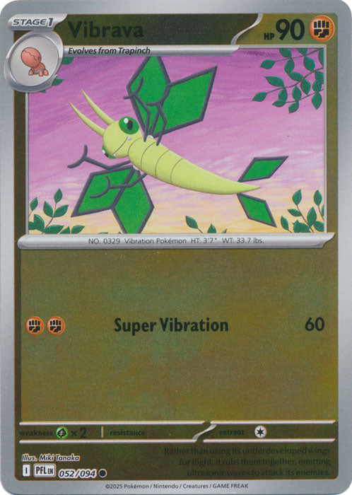 Vibrava : PHANTASMAL FLAMES (Reverse holo) - 052/094 - Lockett Labs UK