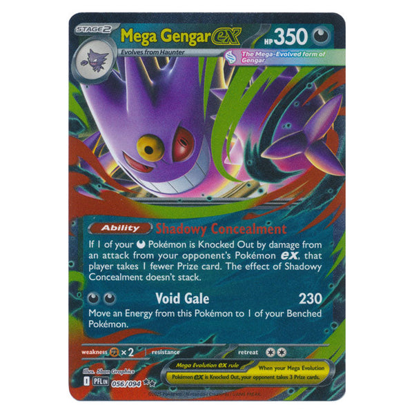 Mega Gengar ex : PHANTASMAL FLAMES - 056/094