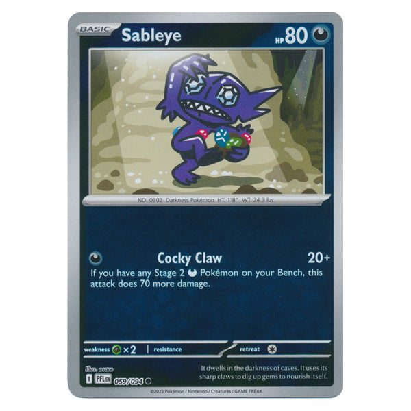 Sableye : PHANTASMAL FLAMES (Reverse holo) - 059/094