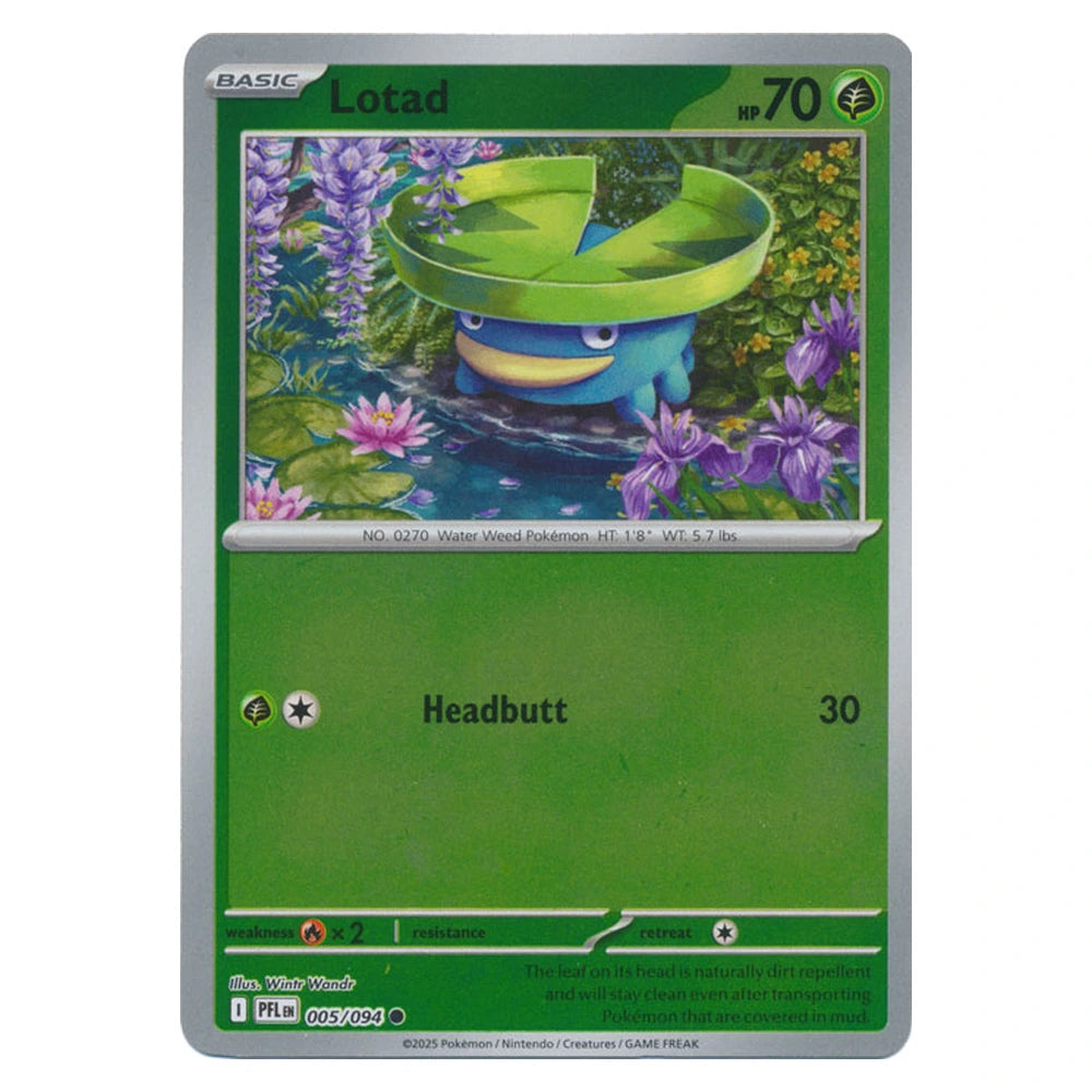 Lotad : PHANTASMAL FLAMES (Reverse holo) - 005/094