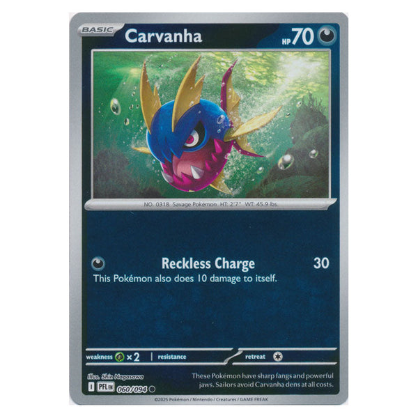 Carvanha : PHANTASMAL FLAMES (Reverse holo) - 060/094