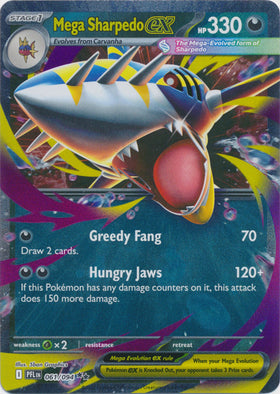 Mega Sharpedo ex : PHANTASMAL FLAMES - 061/094