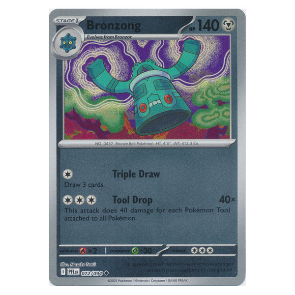 Bronzong : PHANTASMAL FLAMES (Reverse holo) - 072/094