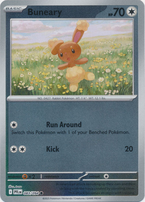 Buneary : PHANTASMAL FLAMES (Reverse holo) - 083/094 - Lockett Labs UK