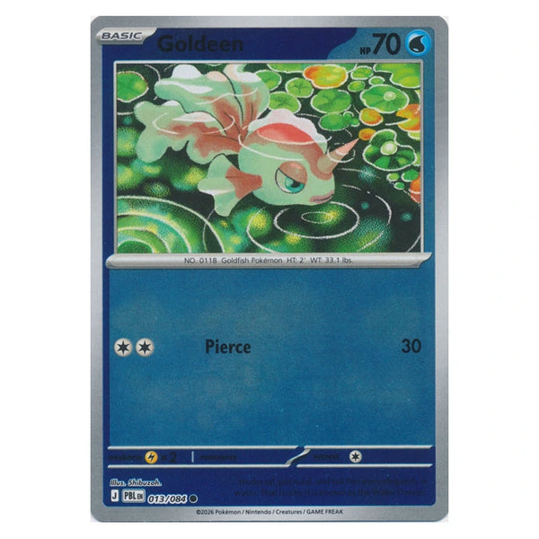 Goldeen : PITCH BLACK (Reverse holo) - 013/084