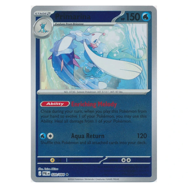 Primarina : PITCH BLACK (Reverse holo) - 020/084