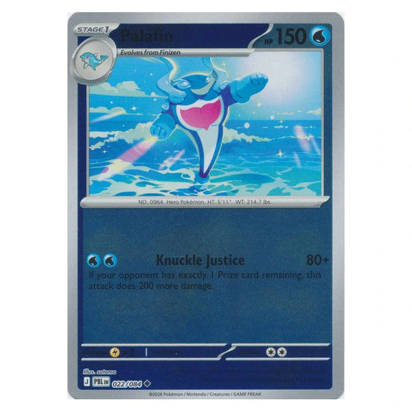 Palafin : PITCH BLACK (Reverse holo) - 022/084