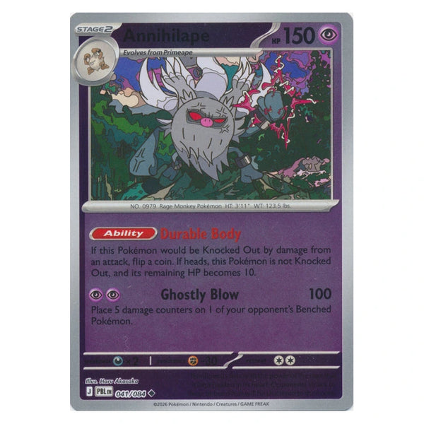 Annihilape : PITCH BLACK (Reverse holo) - 041/084