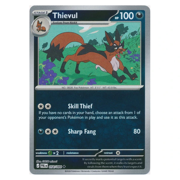 Thievul : PITCH BLACK (Reverse holo) - 054/084