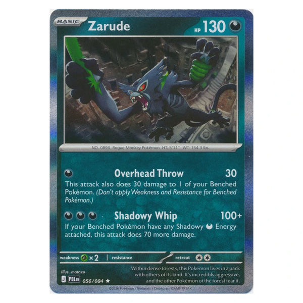 Zarude : PITCH BLACK (Holo) - 056/084