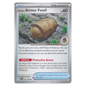 Antique Armor Fossil : PITCH BLACK - 072/084