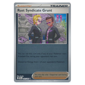 Rust Syndicate Grunt : PITCH BLACK (Reverse holo) - 081/084