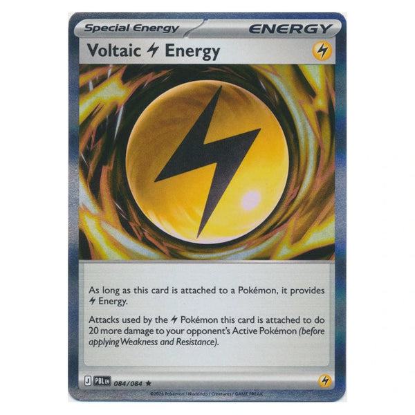Voltaic Lightning Energy : PITCH BLACK (Holo) - 084/084