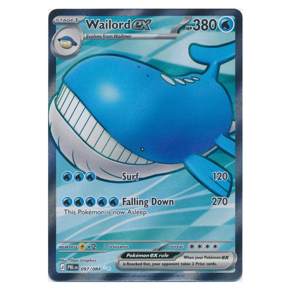 Wailord ex : PITCH BLACK - 097/084