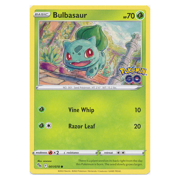 Bulbasaur : POKEMON GO - 001/078