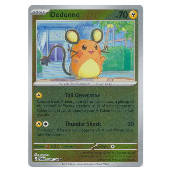Dedenne : PERFECT ORDER (Reverse holo) - 029/088