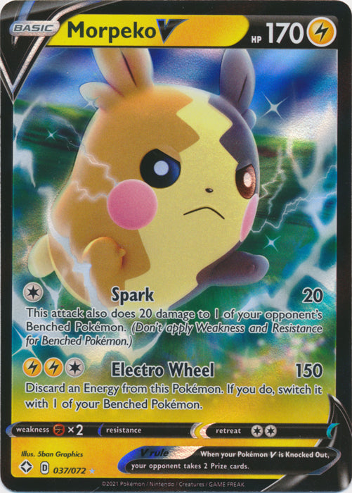 Morpeko V : SHINING FATES - 037/072 - Lockett Labs UK