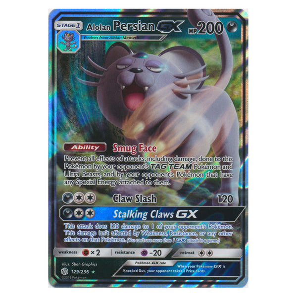 Alolan Persian GX : COSMIC ECLIPSE - 129/236