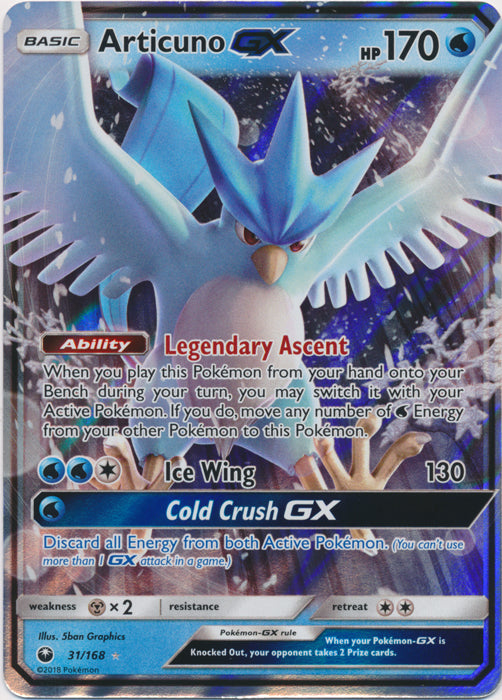 Articuno GX : CELESTIAL STORM - 31/168