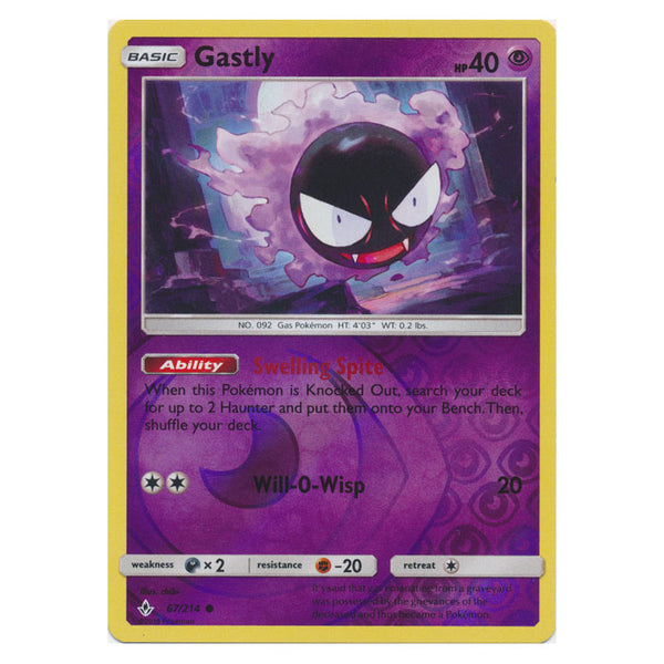 Gastly : UNBROKEN BONDS (Reverse holo) - 67/214
