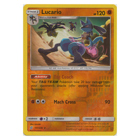 Lucario : UNIFIED MINDS (Reverse holo) - 117/236
