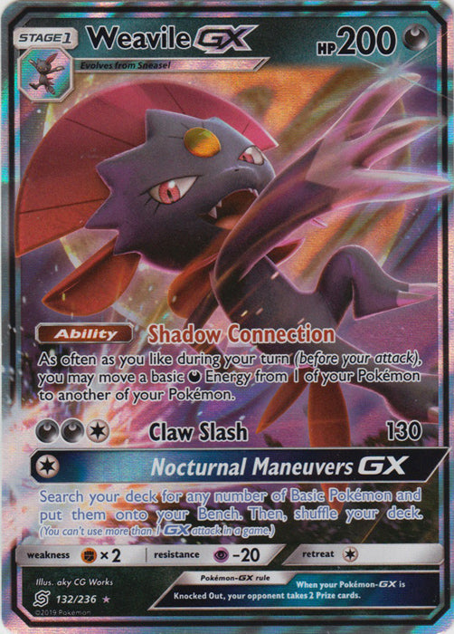Weavile GX : UNIFIED MINDS - 132/236