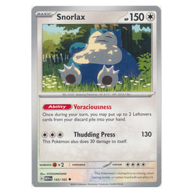 Snorlax : 151 - 143/165