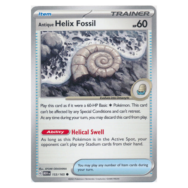 Antique Helix Fossil : 151 - 153/165