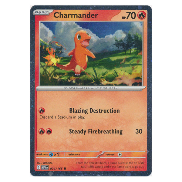 Charmander : ALTERNATE PROMO (Holo)  - 004/165