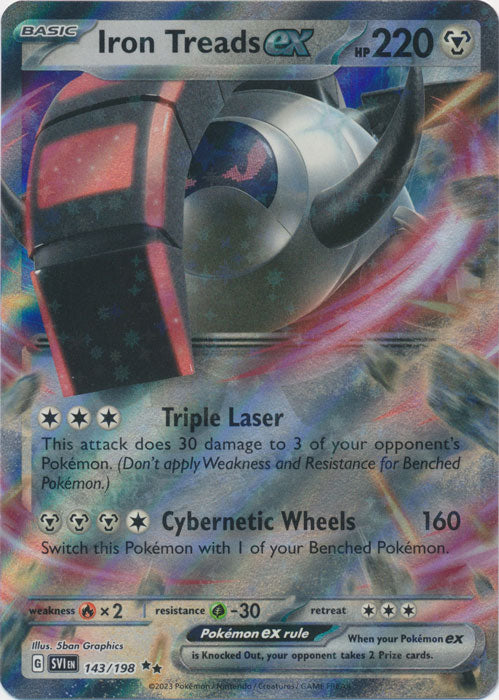 Iron Treads ex : SCARLET & VIOLET BASE - 143/198 - Lockett Labs UK