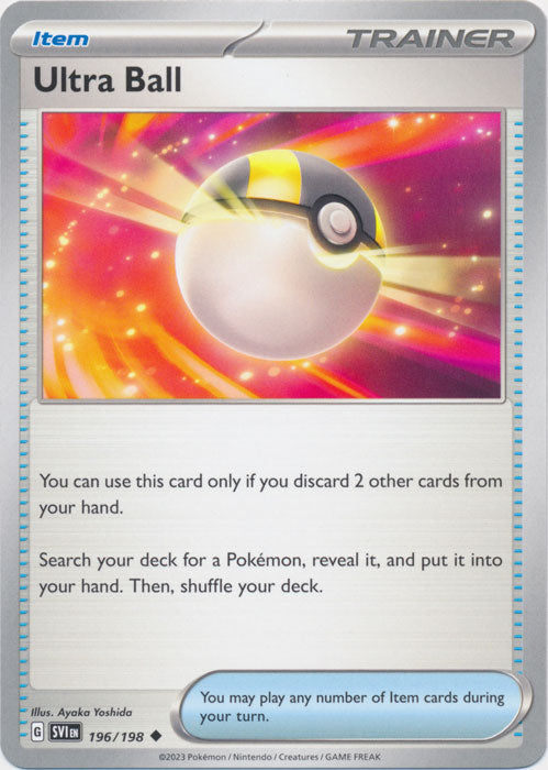 Ultra Ball : SCARLET & VIOLET BASE - 196/198