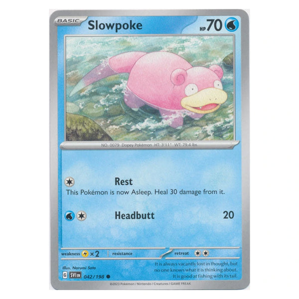 Slowpoke : SCARLET & VIOLET BASE - 042/198